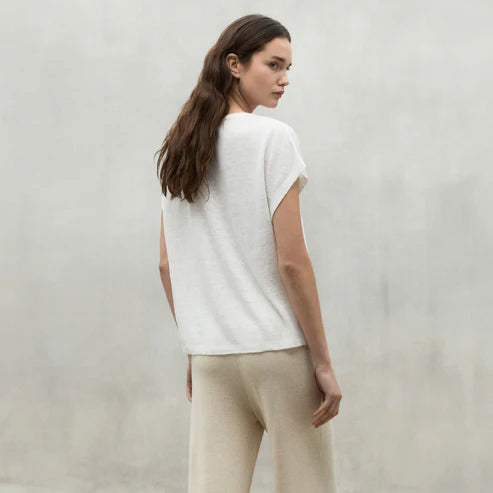 Arendal Linen T-Shirt Off White