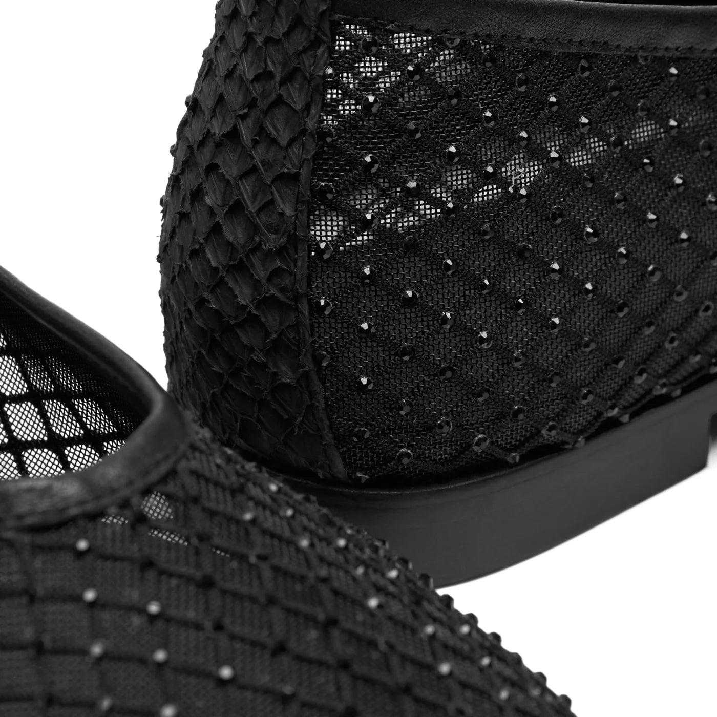 Woden - Adeline Fishnet - Black