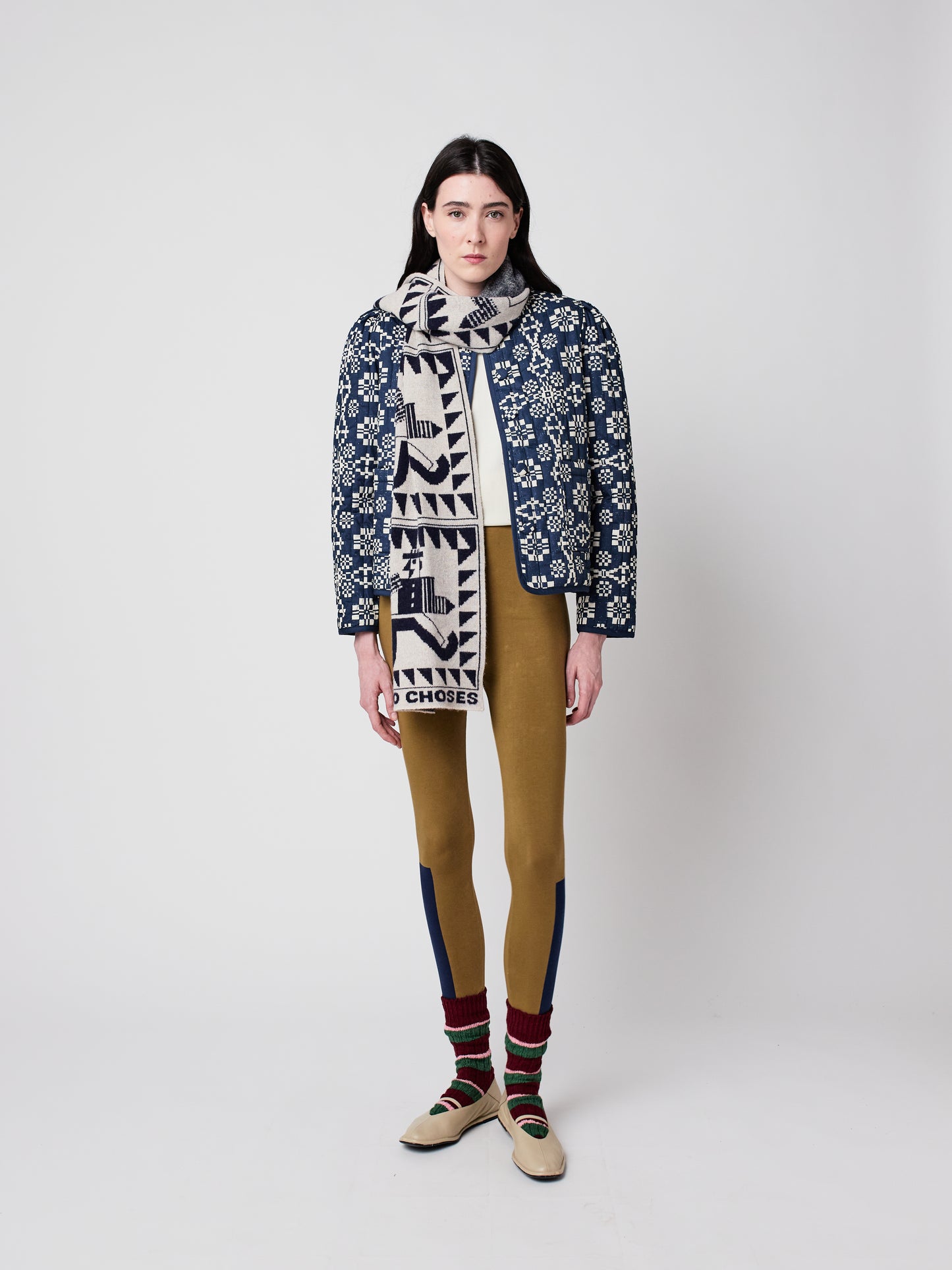 Bobo Chose - Kaleidoscope pattern cropped jacket