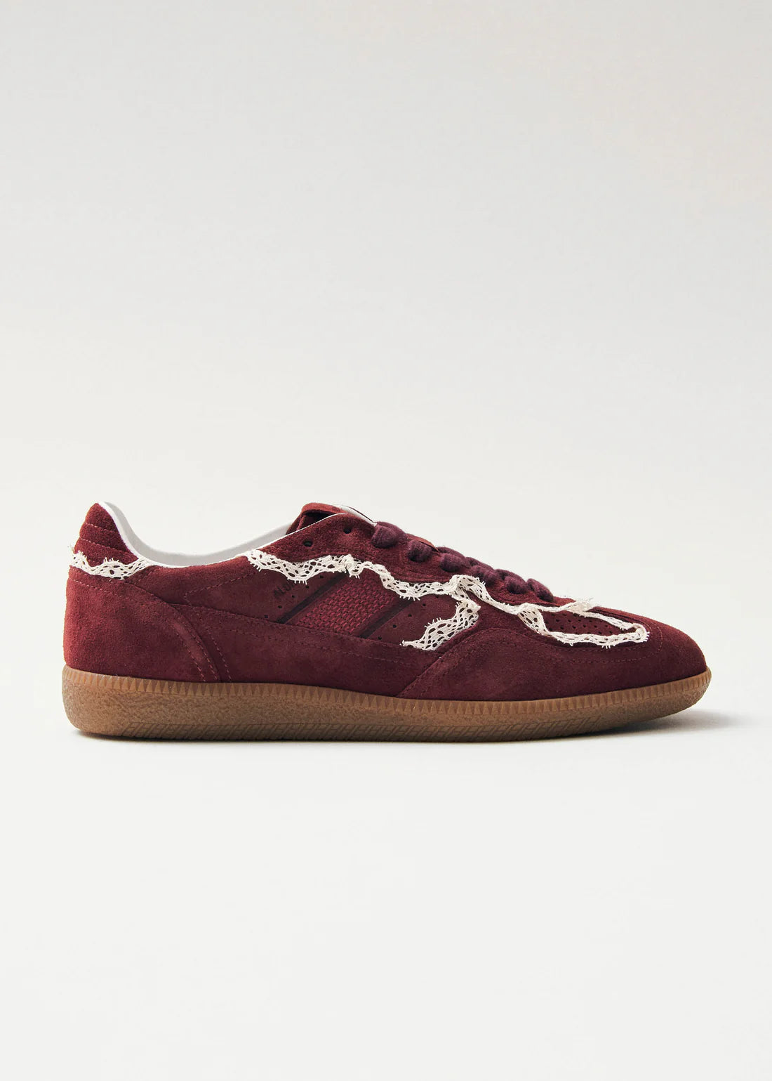 Alohas - Tb.490 Crochet Burgundy Leather Sneakers