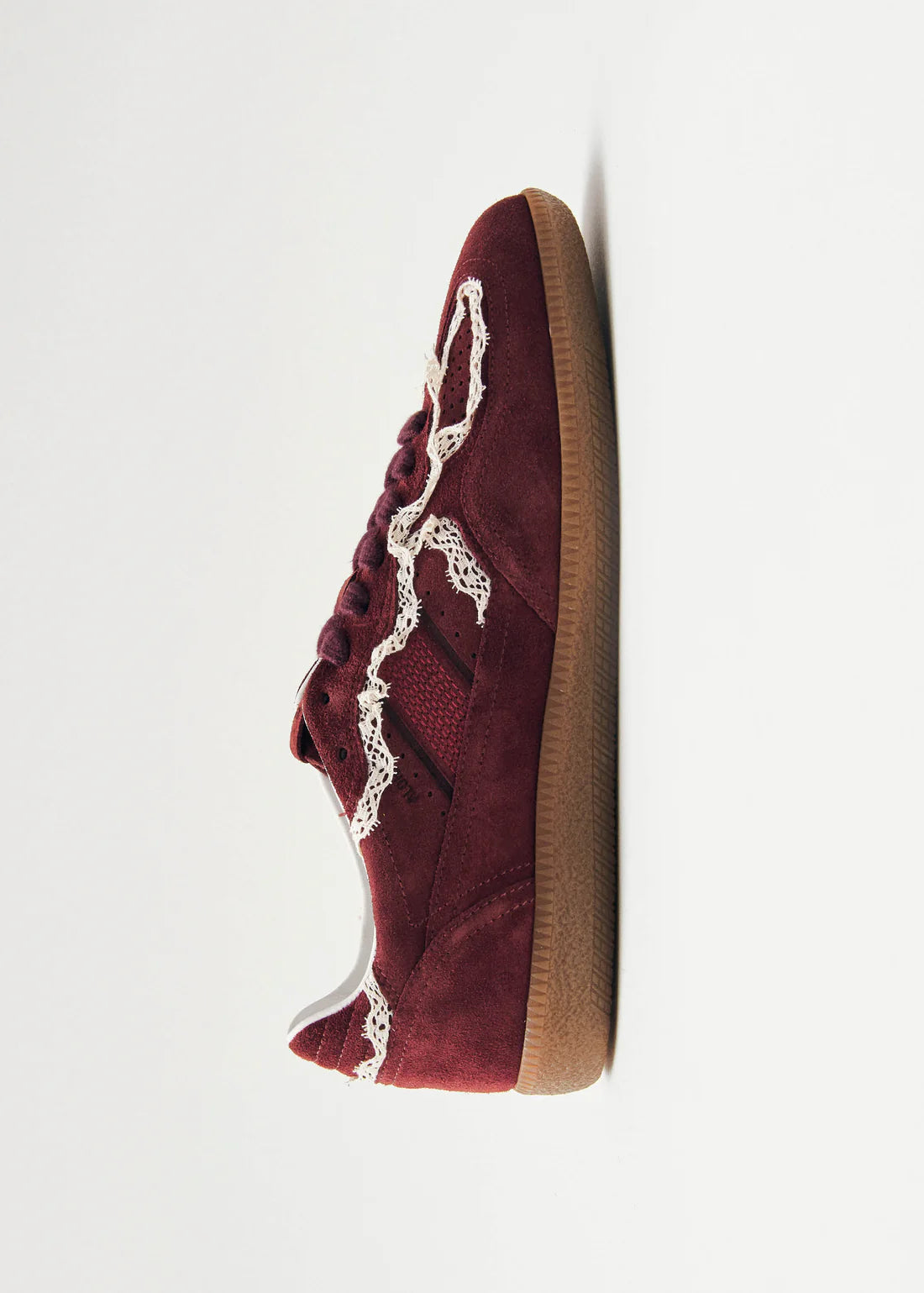 Alohas - Tb.490 Crochet Burgundy Leather Sneakers