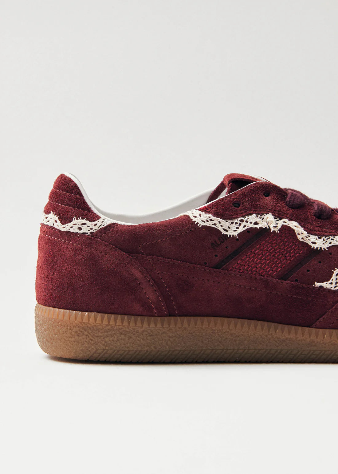 Alohas - Tb.490 Crochet Burgundy Leather Sneakers