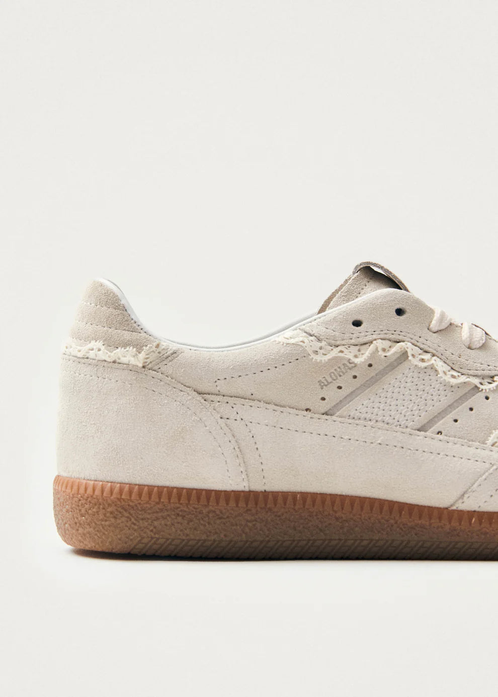 Alohas - Tb.490 Crochet Cream Leather Sneakers