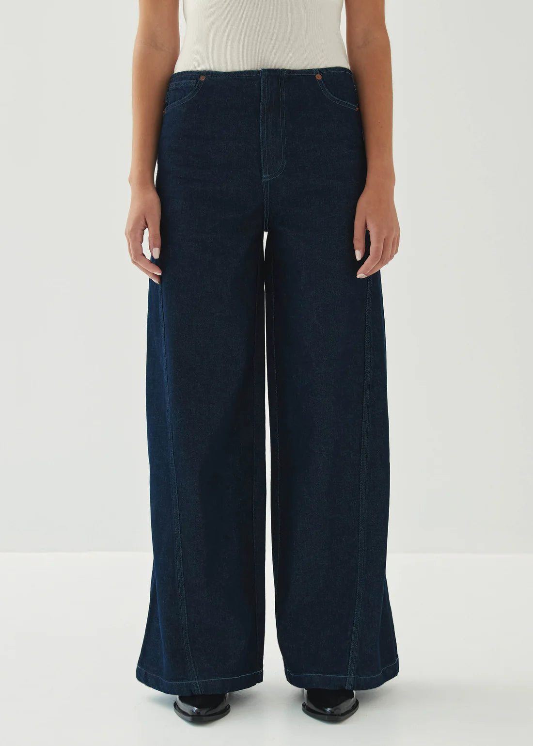 Alohas - Magda Indigo Denim Trousers