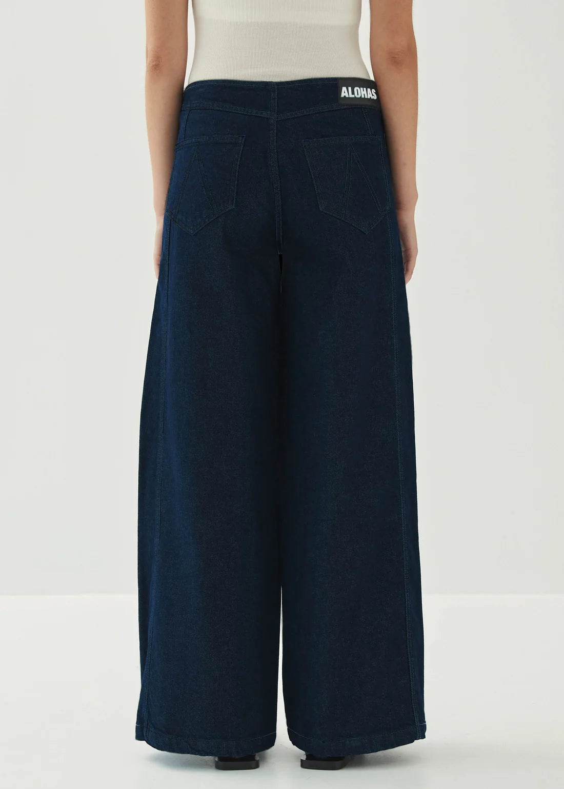 Alohas - Magda Indigo Denim Trousers