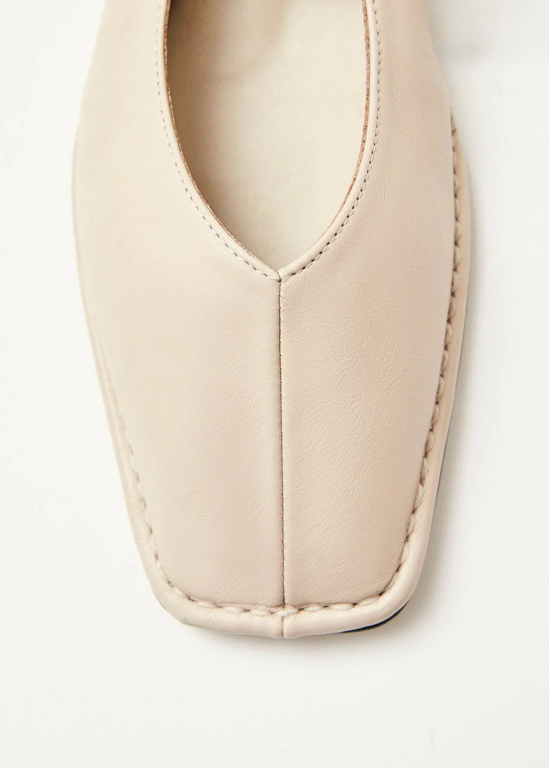 Alohas - Sway Cream Leather Ballet Flats
