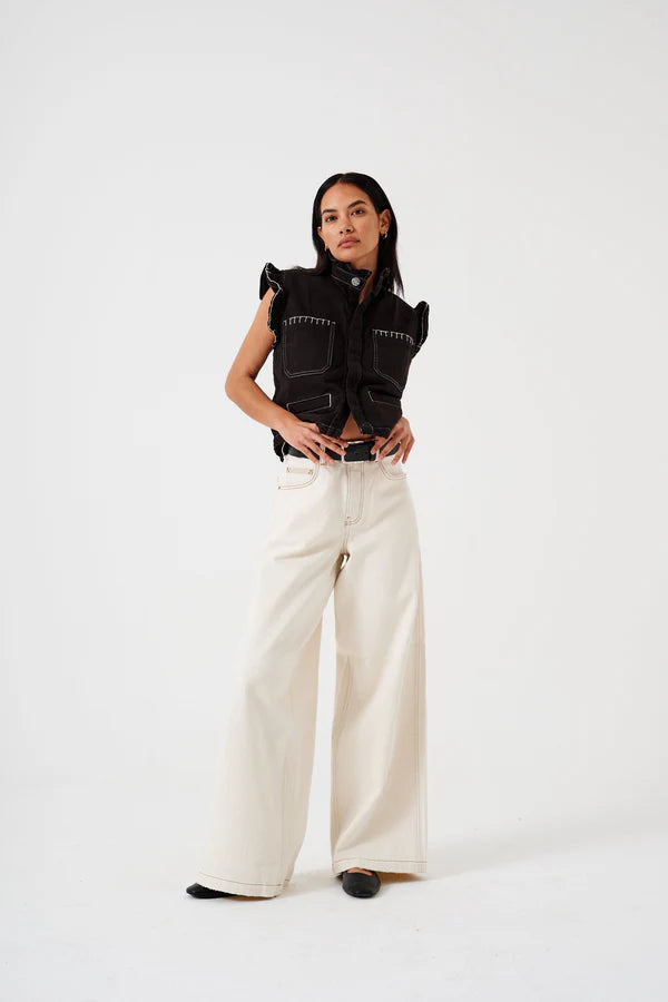 Seventy + Mochi - Bay Jean in Ecru