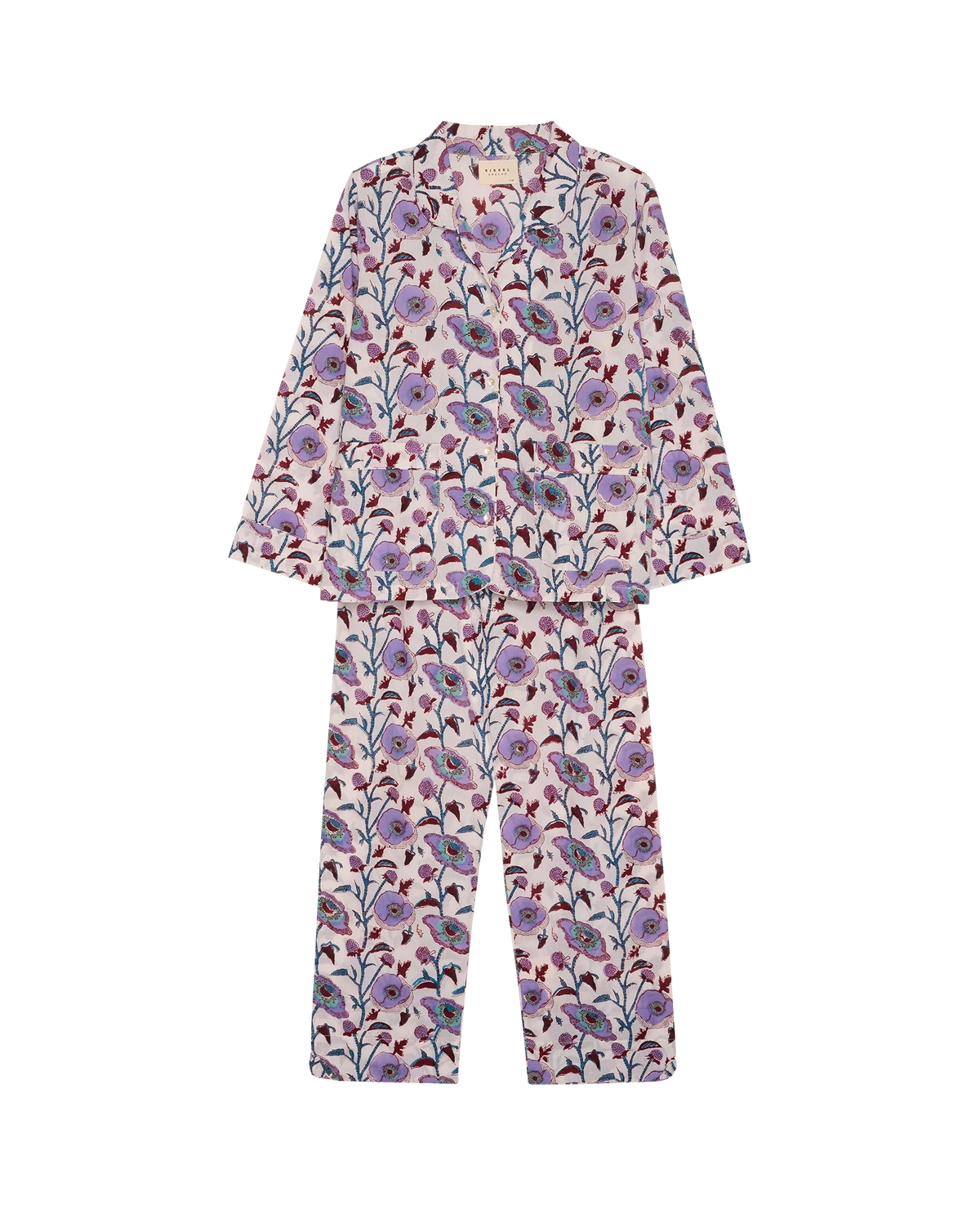 Nuit Pyjamas Set Purple Flower
