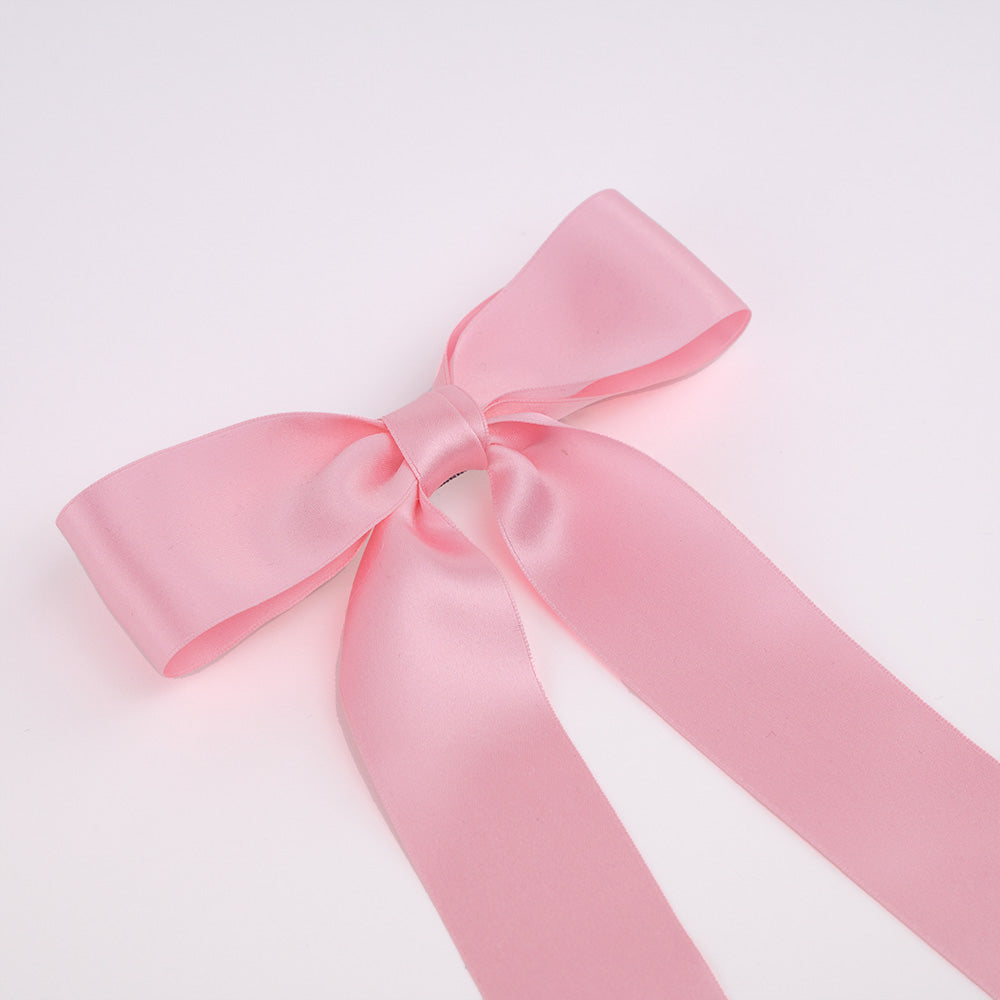 Kate Harris - Powder Pink Silk Ribbon Bow