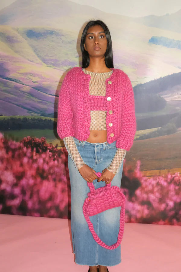 Hope Macaulay - Sparkle crop cardigan