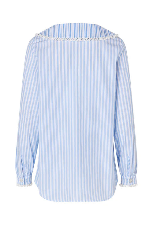 CRAS - Sarah shirt blue stripe