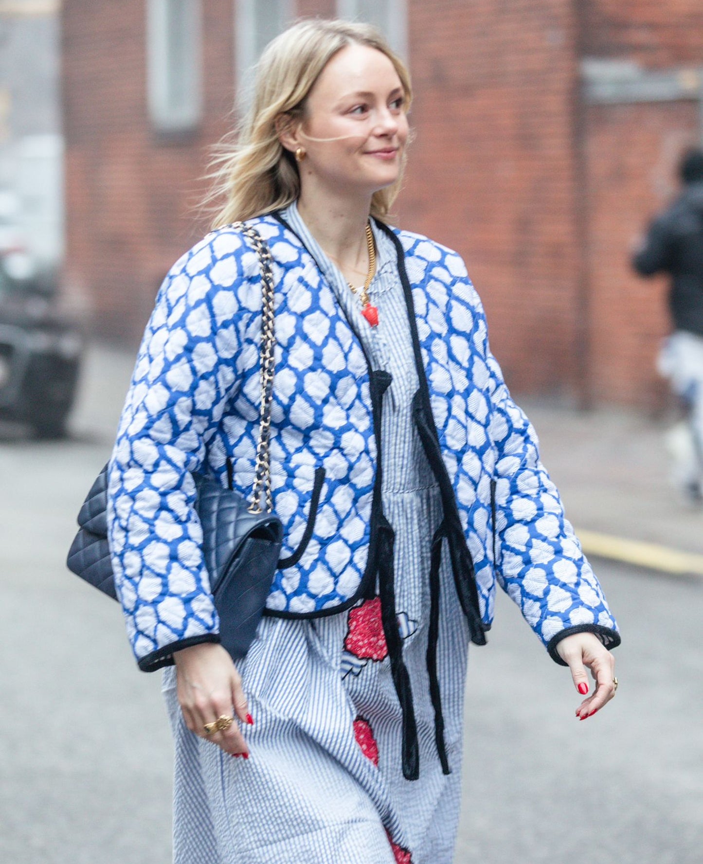 Sissel Edelbo - Suvanna Jacket Blue Leaves