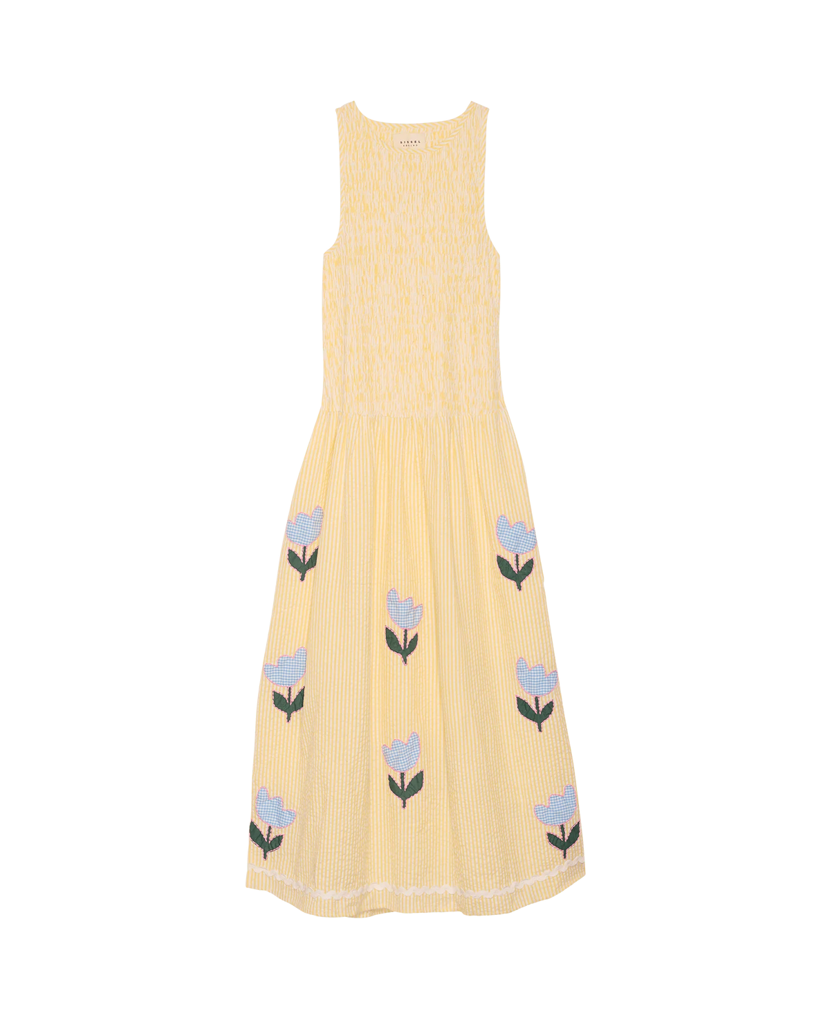 Svea Dress Yellow Stripes