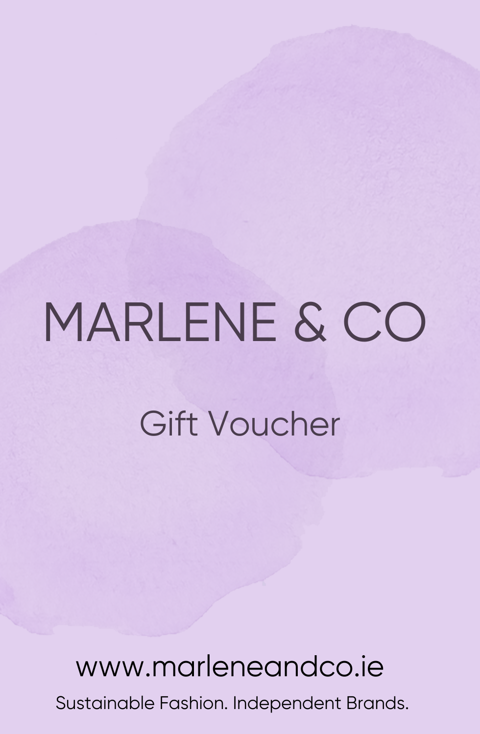 Marlene & Co Gift Voucher - For online vouchers - please tick box "I want to send this as gift" :-)