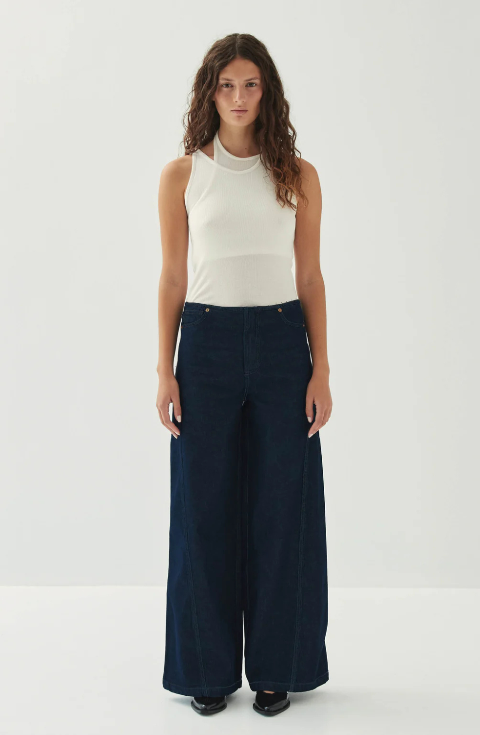Alohas - Magda Indigo Denim Trousers