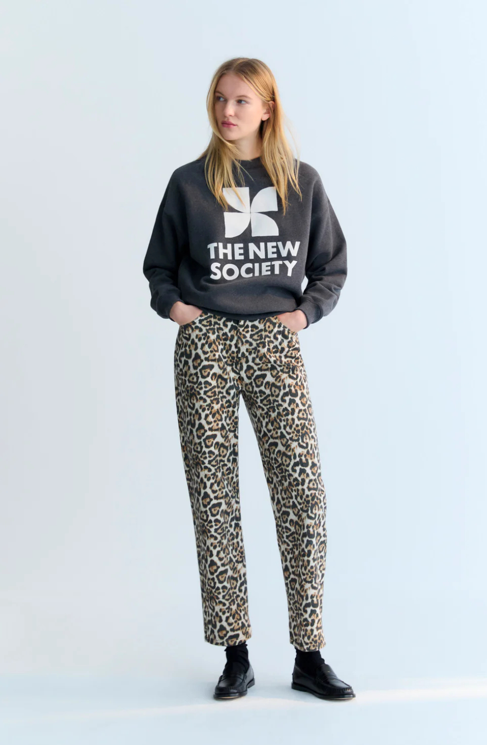 The New Society - Nella pants in animal print