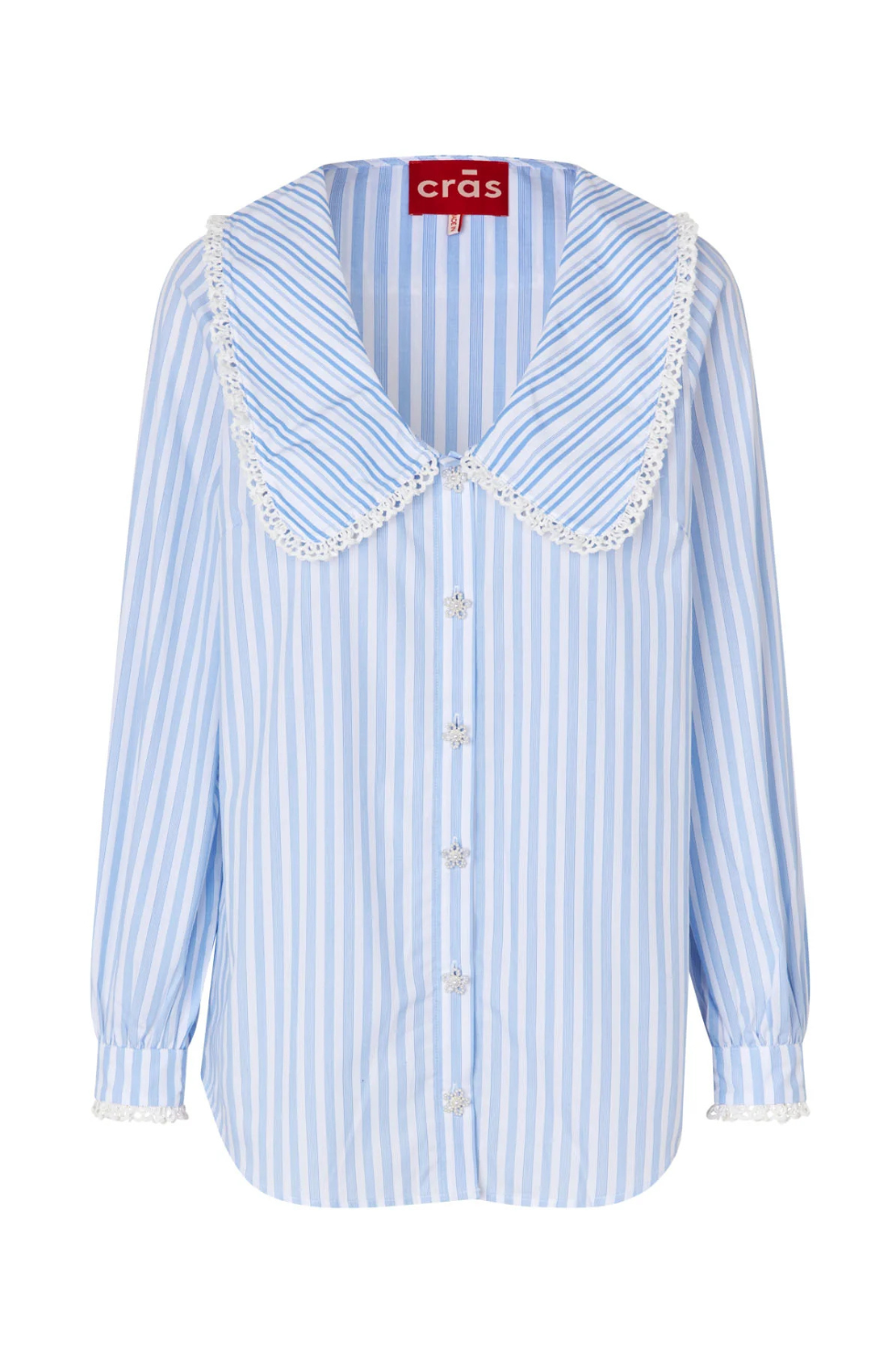 CRAS - Sarah shirt blue stripe