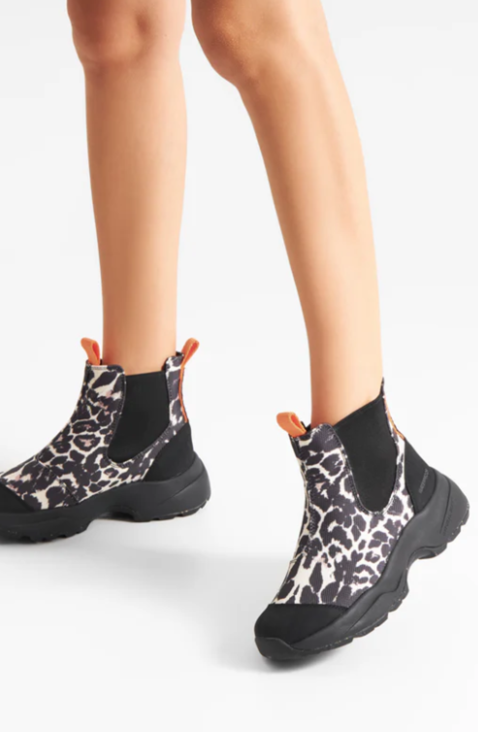Woden - Siri waterproof boot in leopard