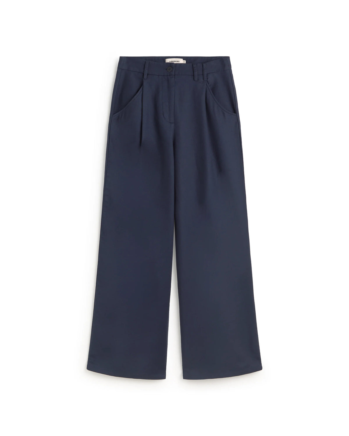Molly blue hemp wide leg pants