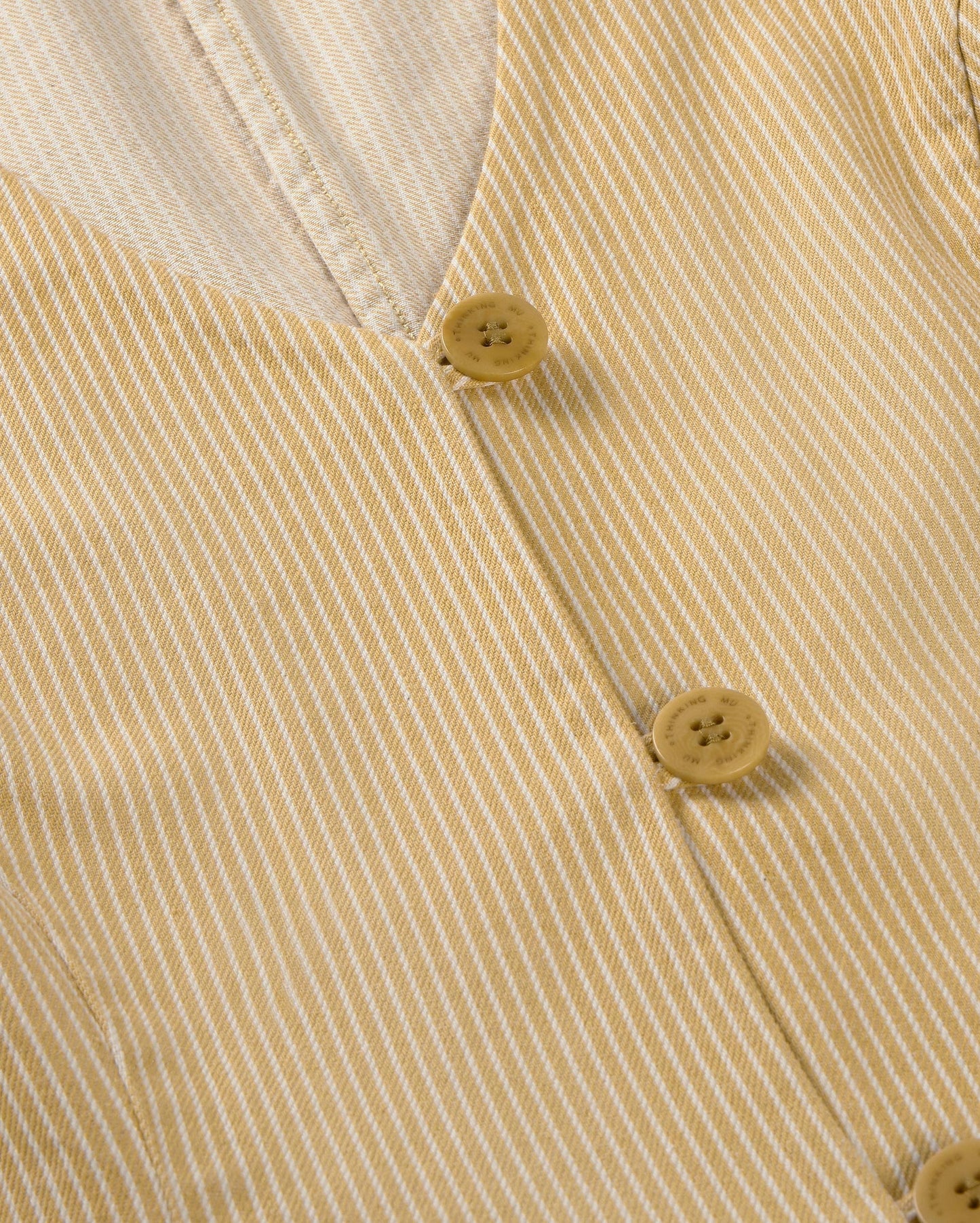 Alisa Yellow Striped Vest