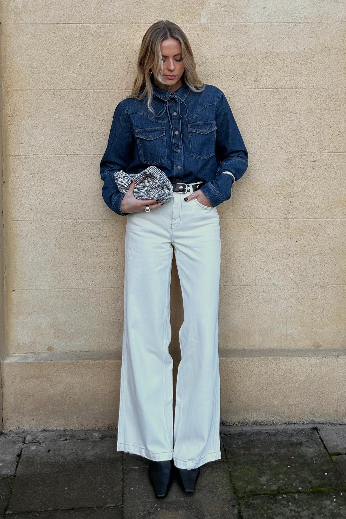 Seventy + Mochi - Bay Jean in Ecru
