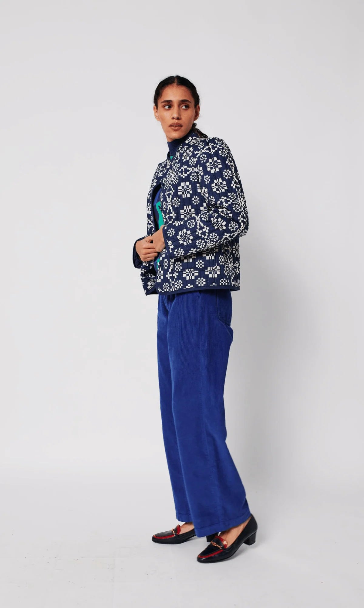 Bobo Chose - Kaleidoscope pattern cropped jacket