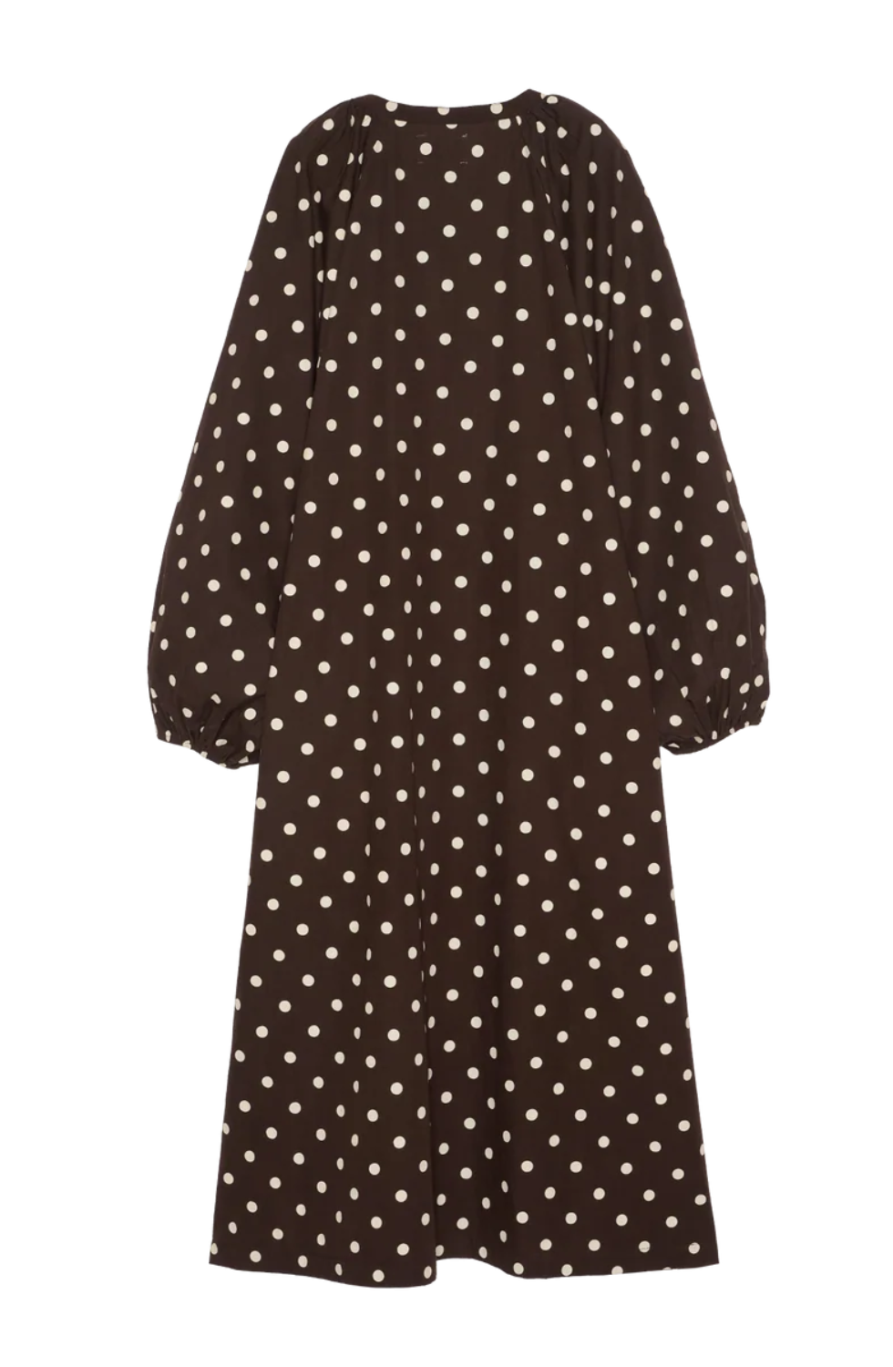 Lara Dress- Brown Dot