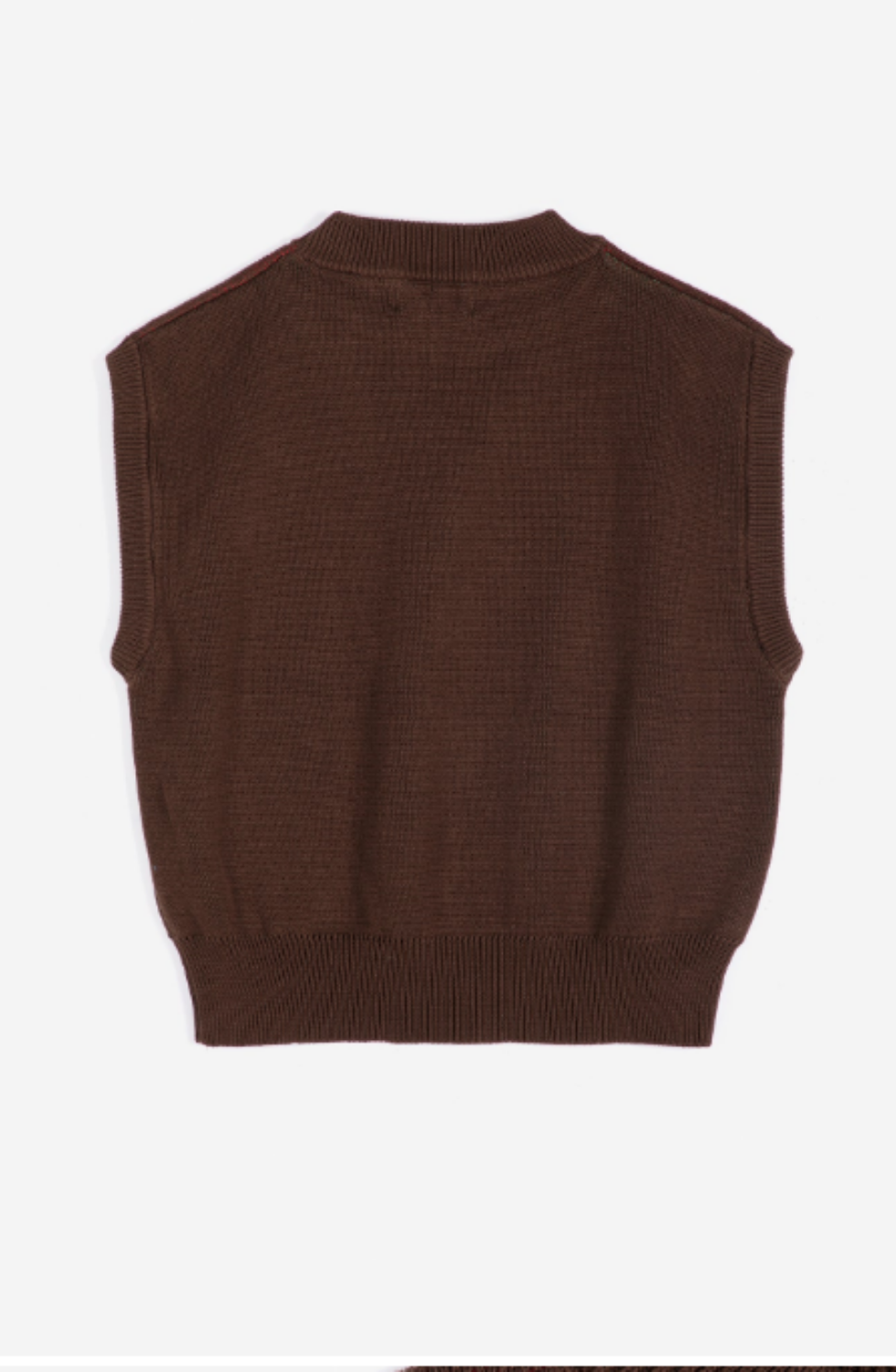 Plant Seal Jacquard Cotton Vest