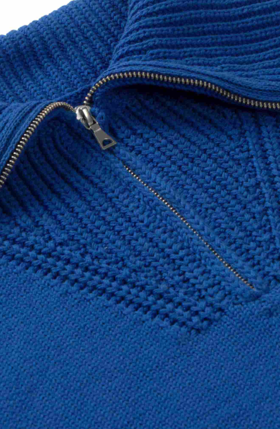 Blue Recycled Cotton Tanit Sweater
