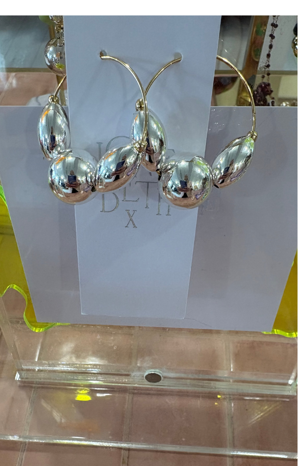 LOVE BETH - Lovie silver hoops