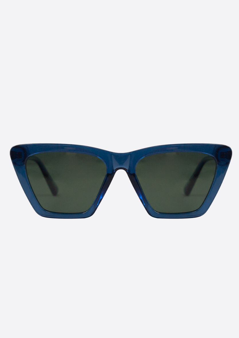 Sunglasses (Polarized) - Perse Crystal Dark Blue Green