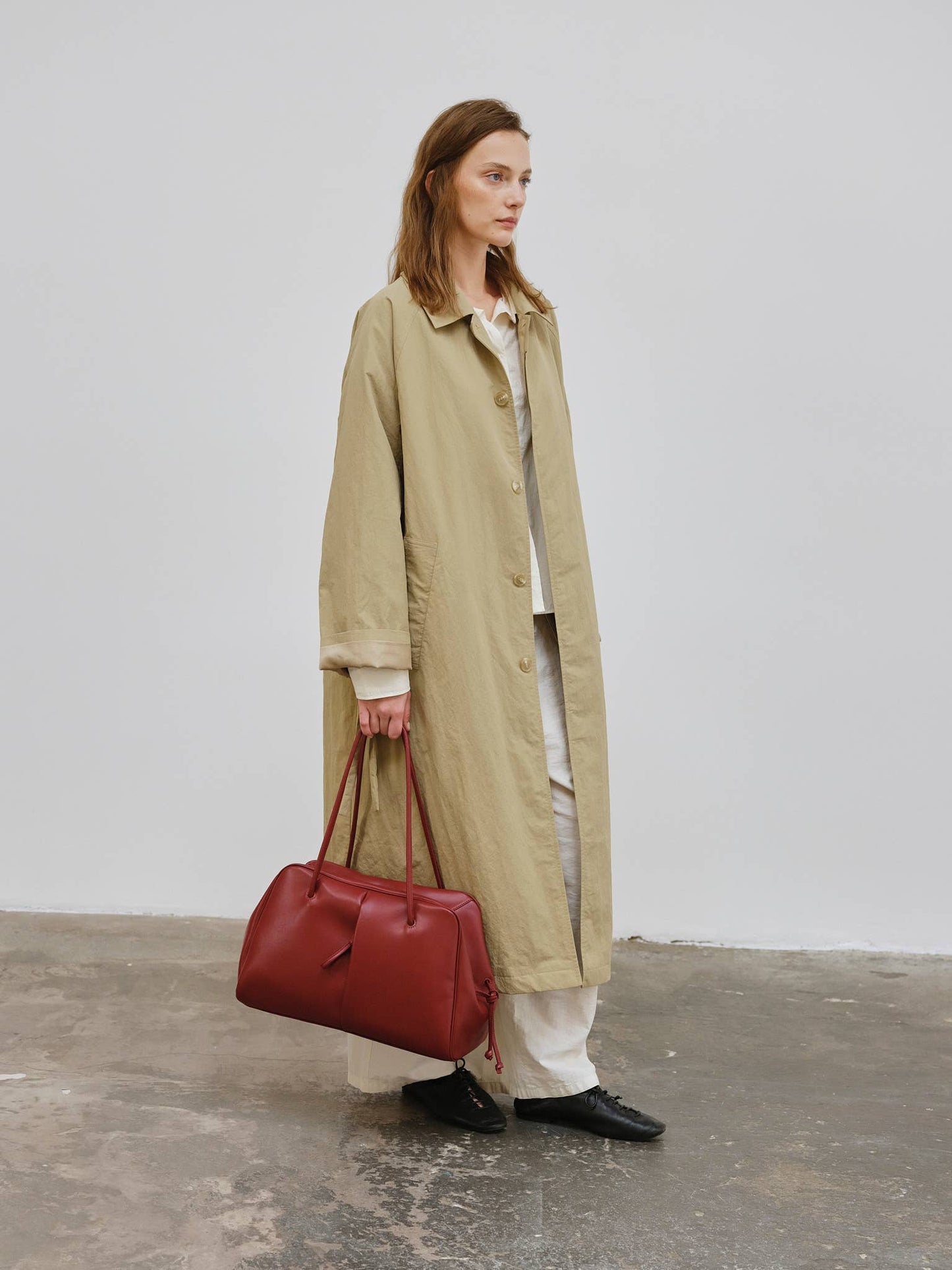 Brooklyn Bag: Cherry red