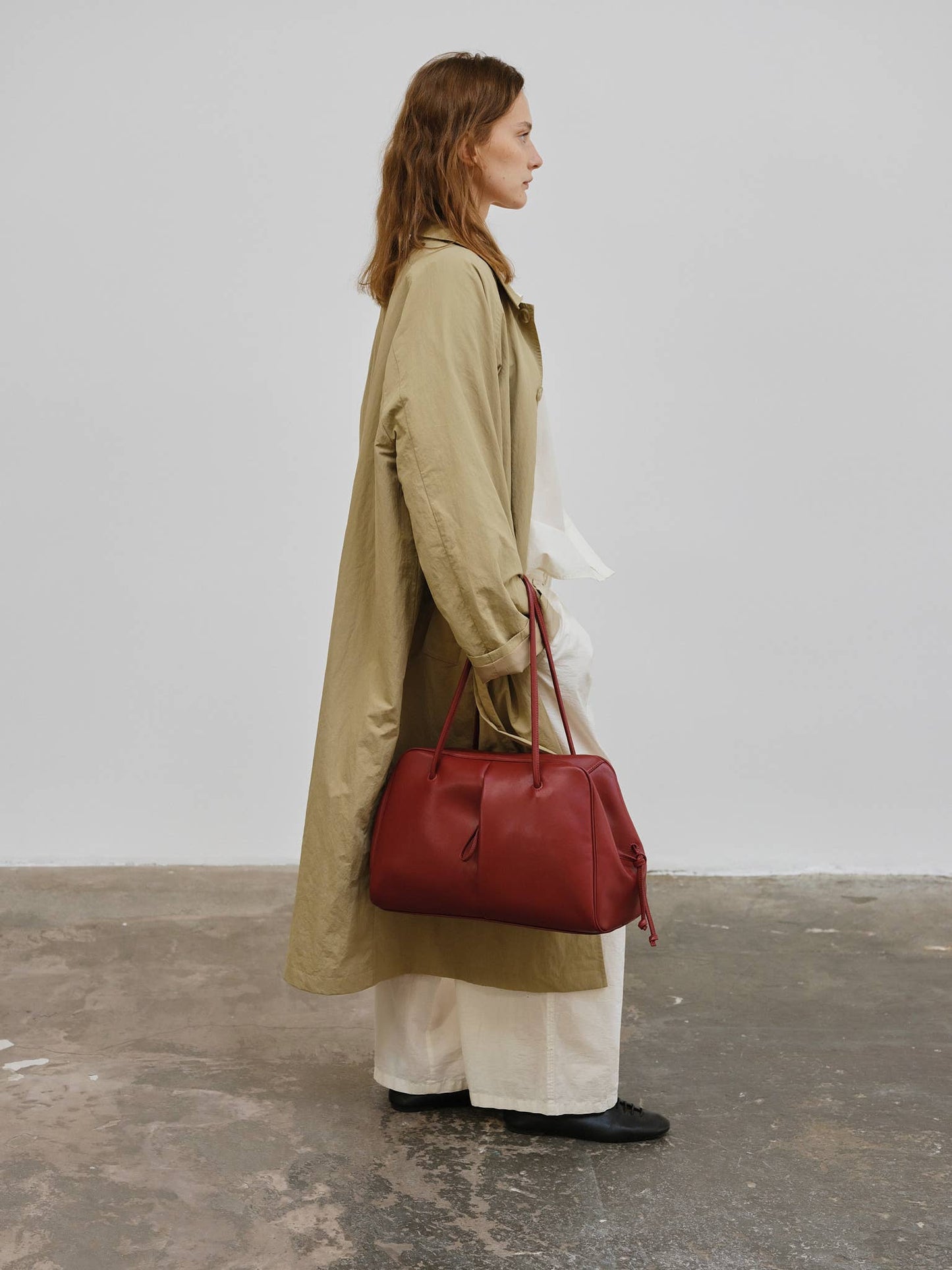 Brooklyn Bag: Cherry red