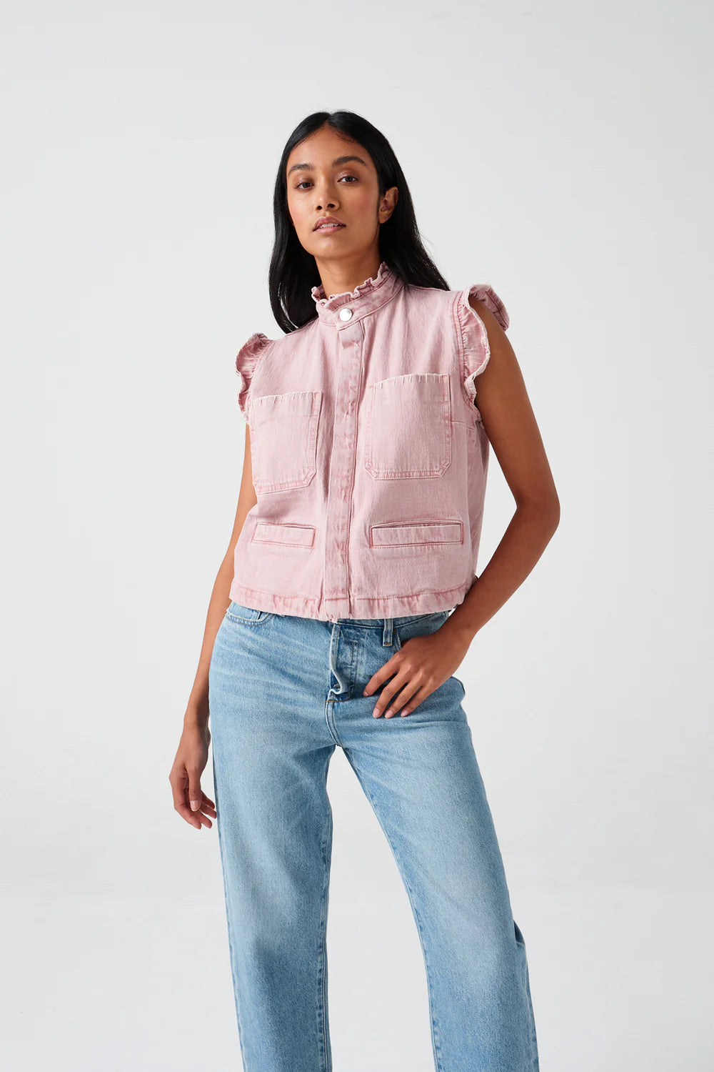 Seventy + Mochi - Pablo waistcoat - Dusty rose