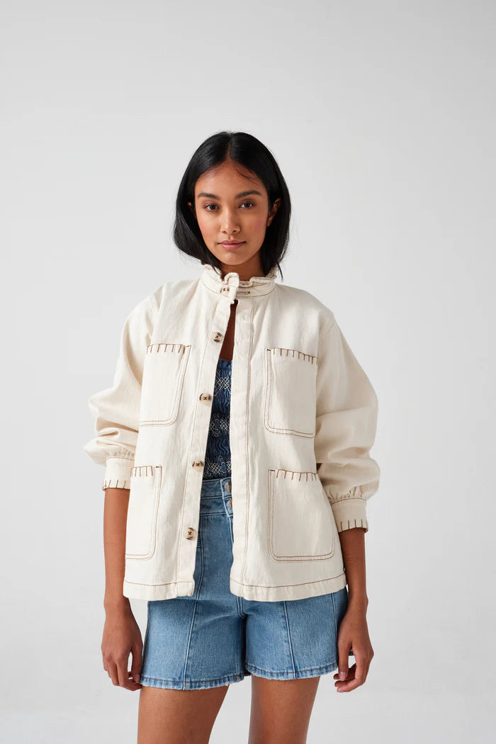 Seventy + Mochi - Pablo Jacket in Ecru