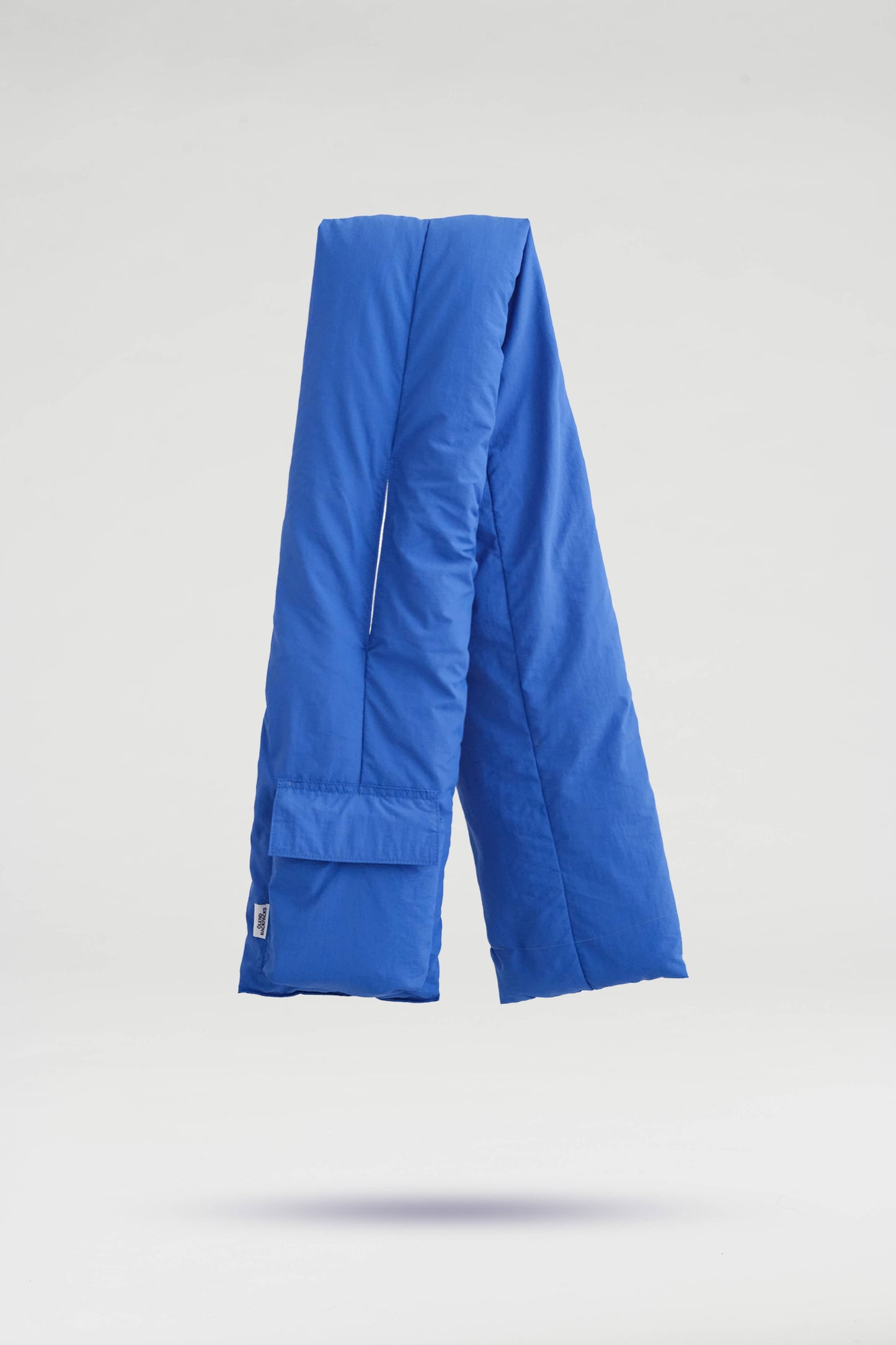 Padded Scarf: Cobalt blue