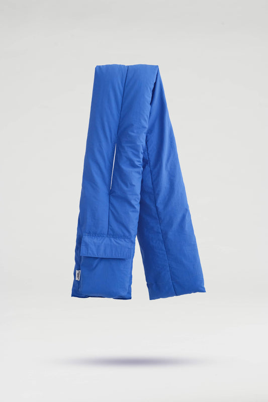 Padded Scarf: Cobalt blue