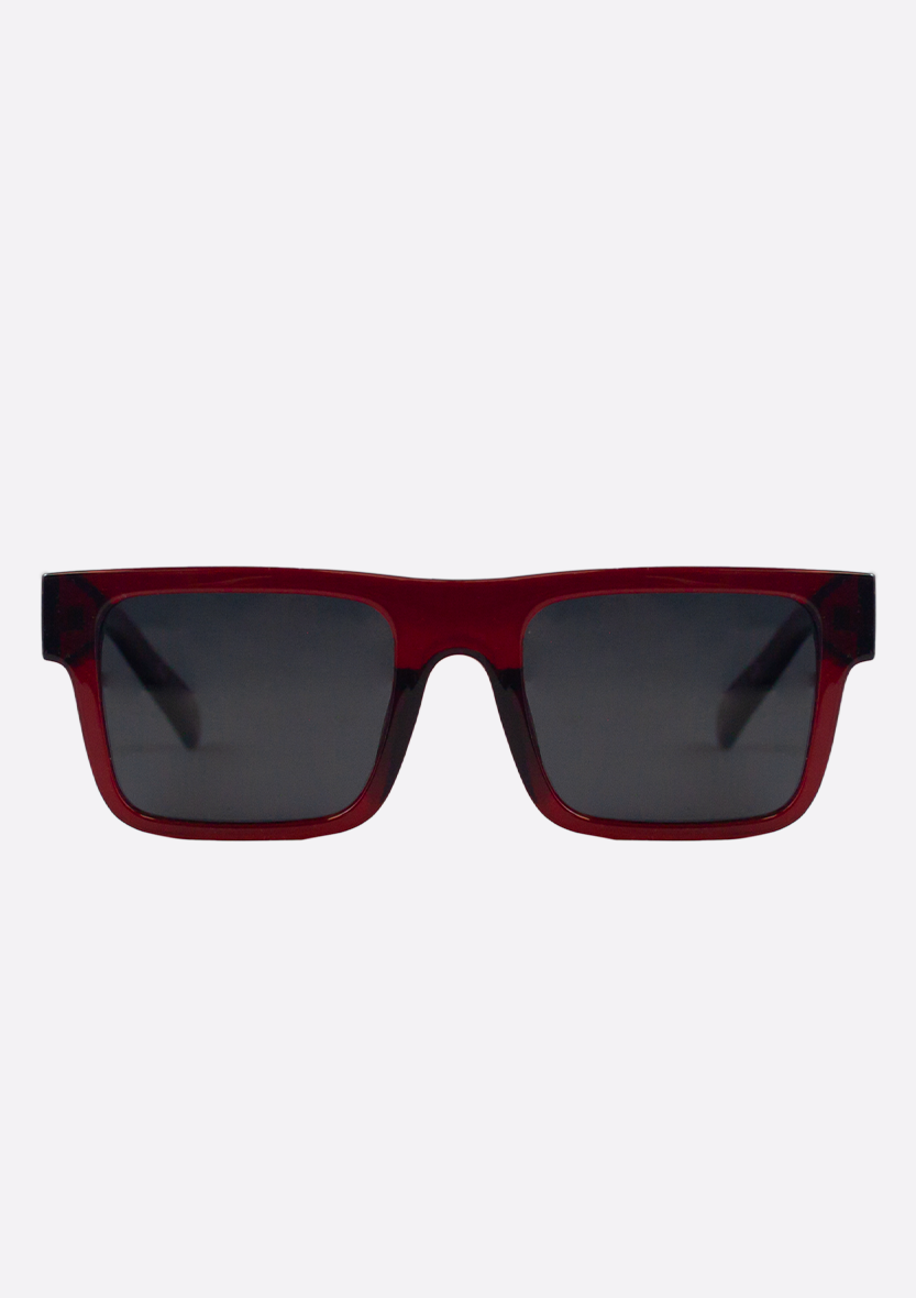 Sunglasses (Polarized) - Urania Dark Red Crystal