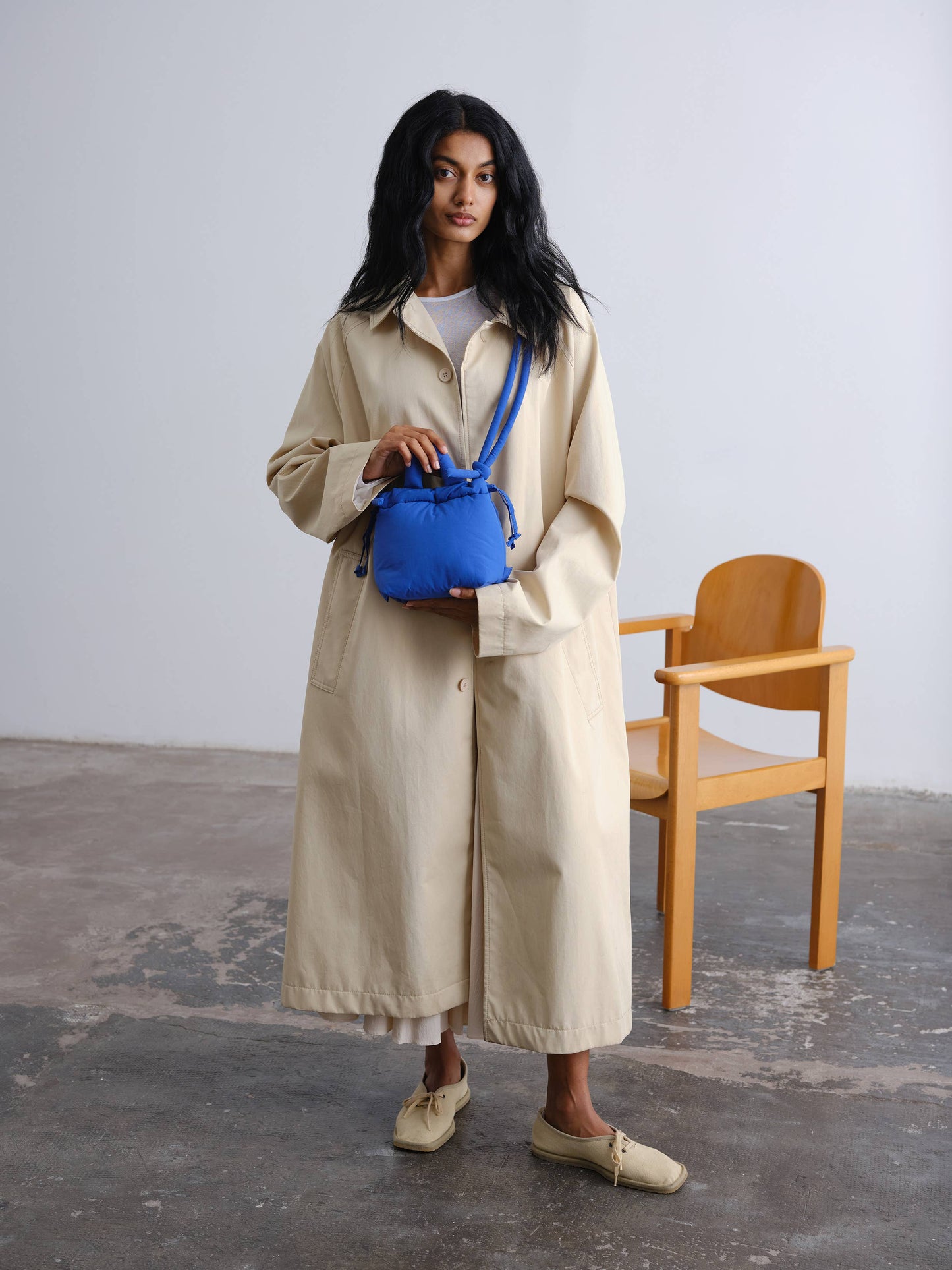 Micro Ona Soft Bag: Cobalt blue