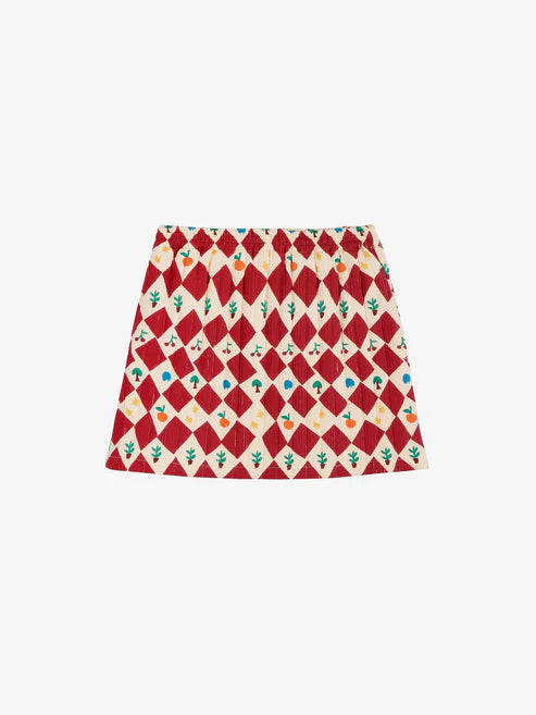 Bobo Chose - Harlequin printed mini skirt