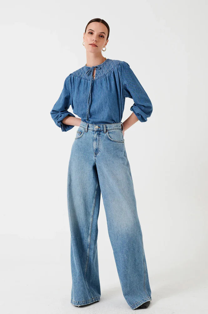 Seventy + Mochi - Clio Blouse in Mid Vintage