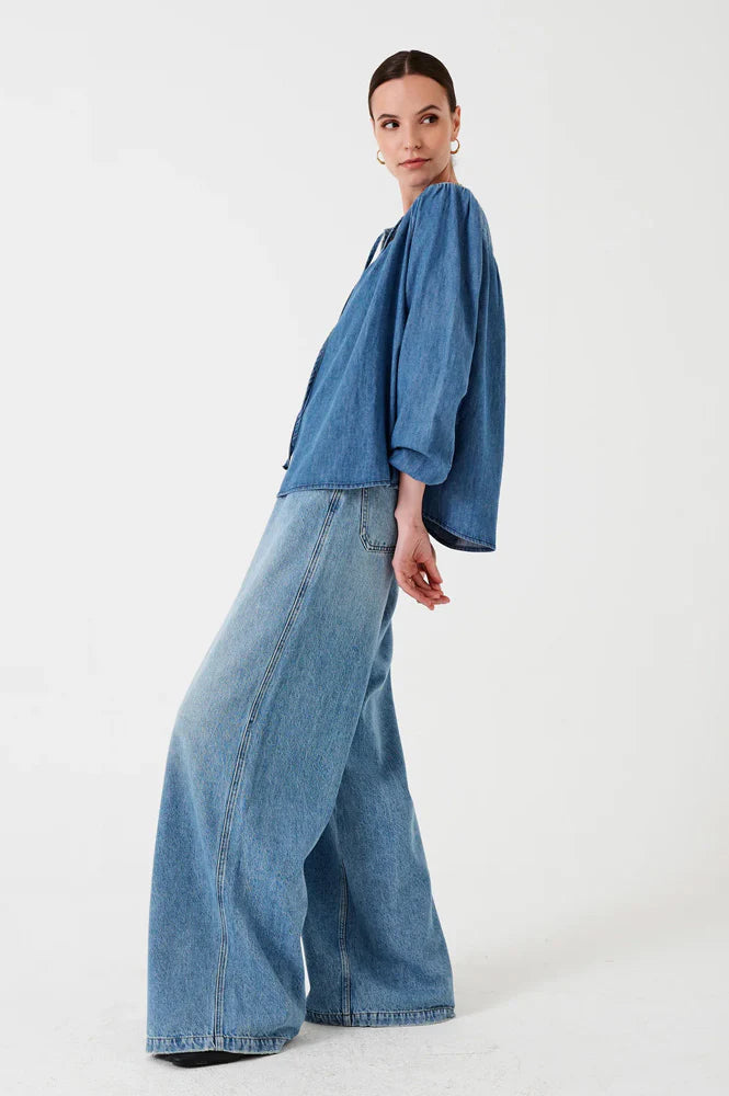 Seventy + Mochi - Clio Blouse in Mid Vintage