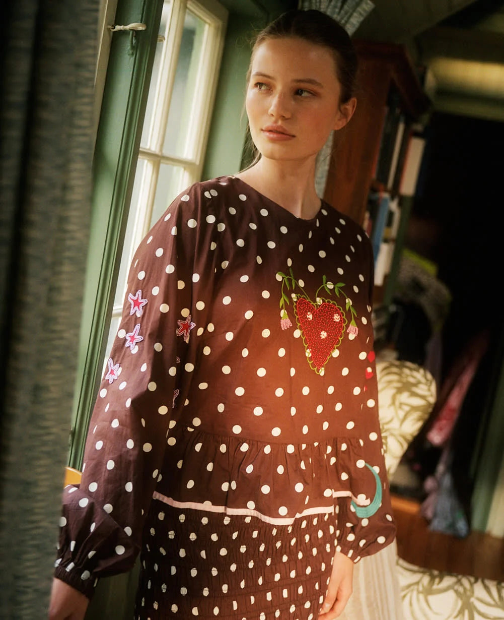 Sissel Edelbo - Diana Top in brown
