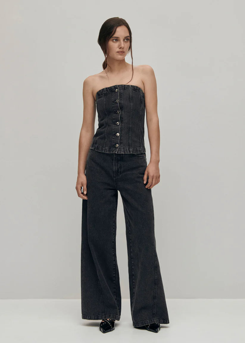 Alohas - Magda Black Denim pants