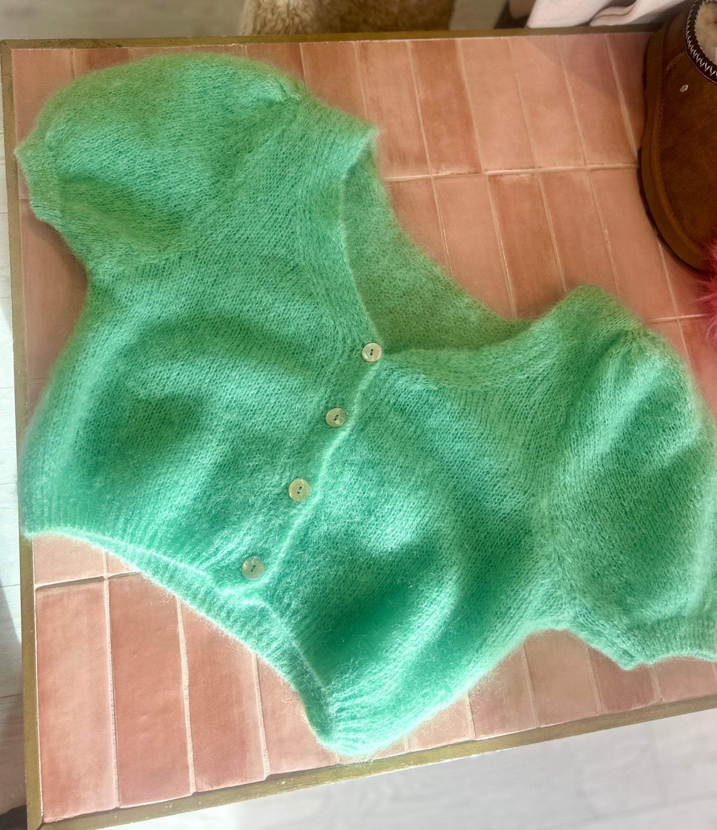 Harper cardigan - light green