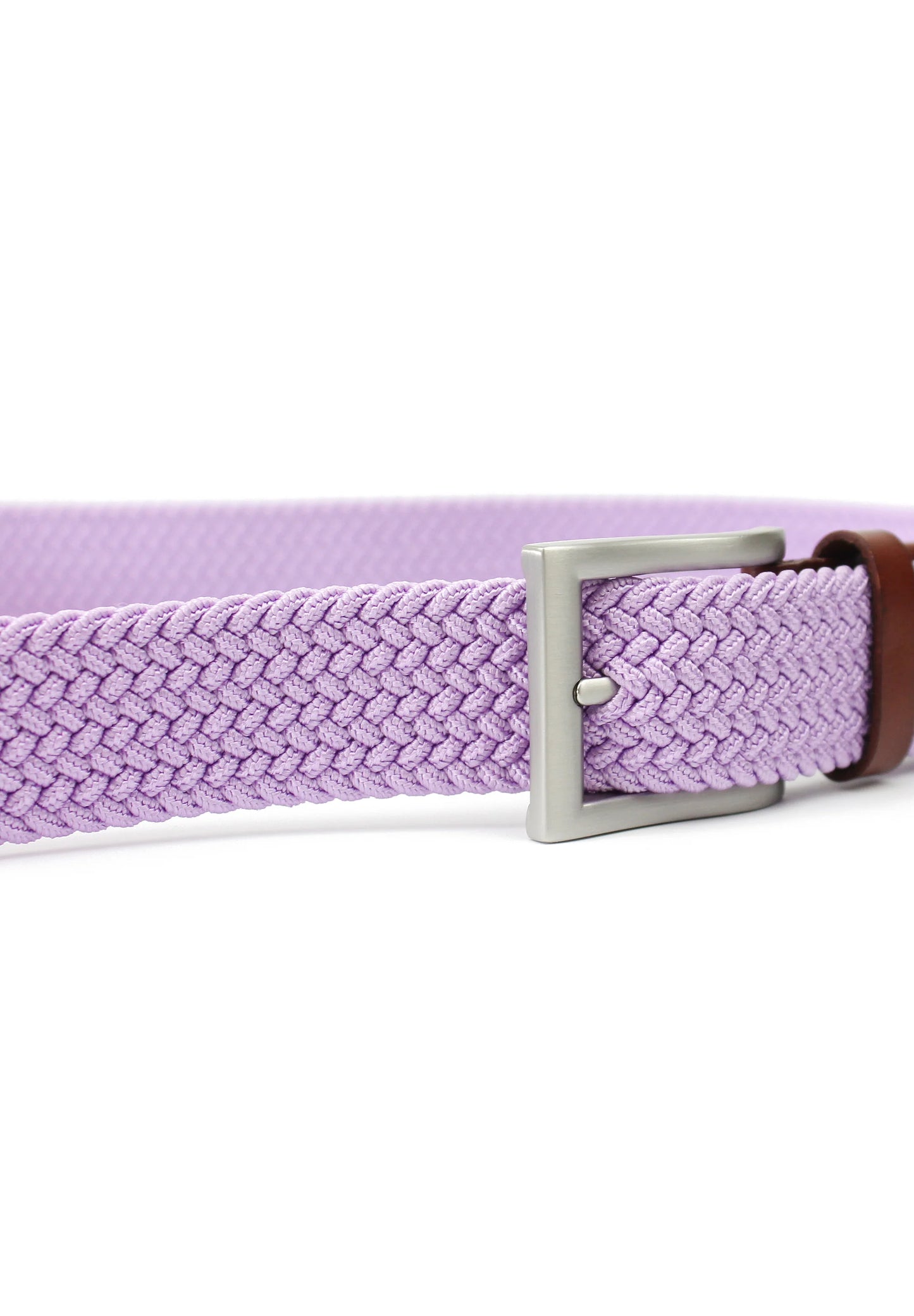 Recycled Elastic Purple Woven Belt