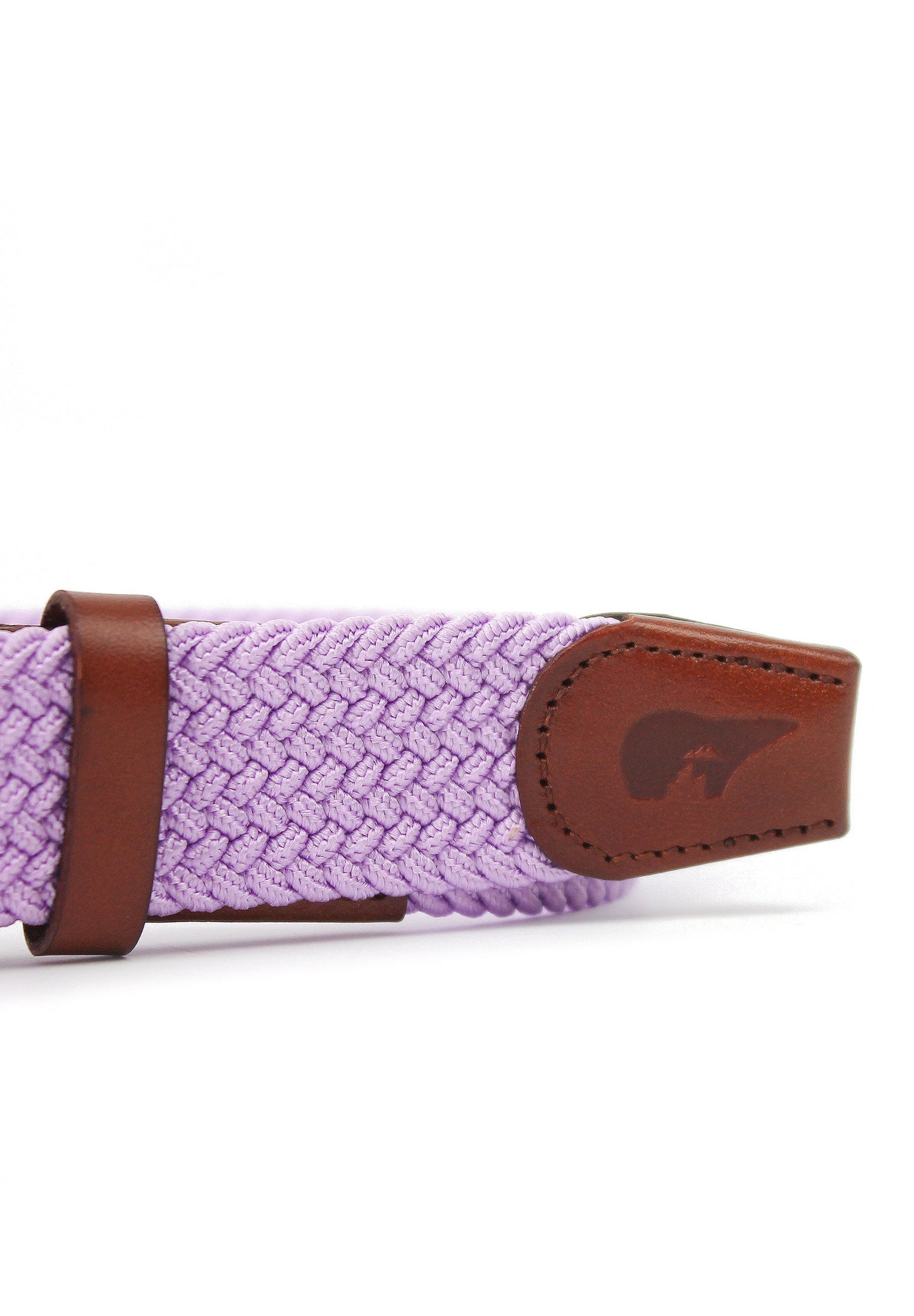 Recycled Elastic Purple Woven Belt