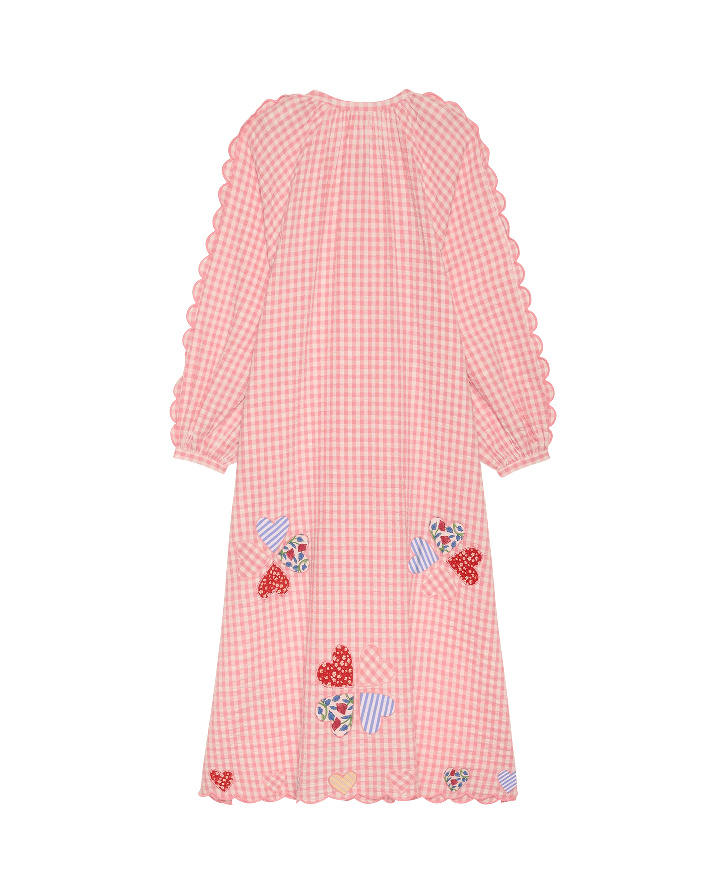 Kamal Dress Pink Checks