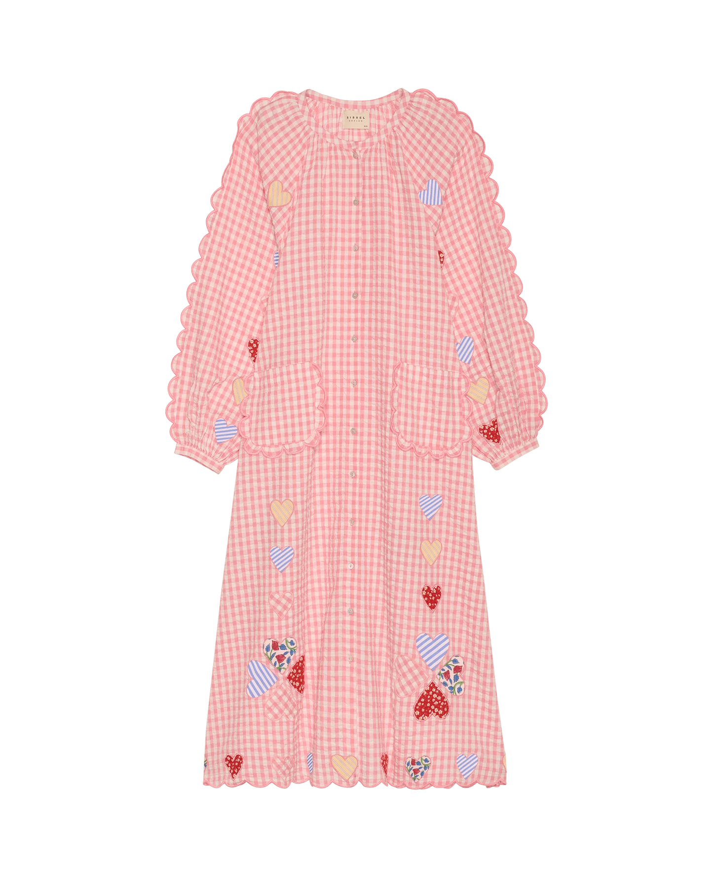 Kamal Dress Pink Checks