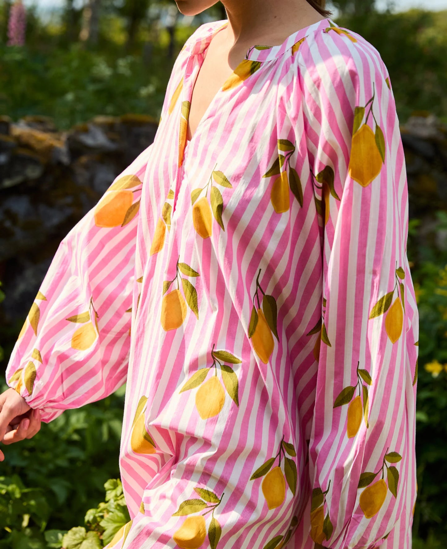 Lara Dress Pink Lemons